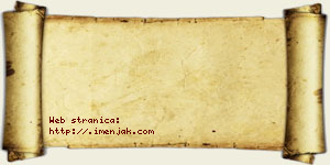 Una Vilimonović vizit kartica